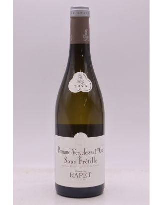 Rapet Pernand Vergelesses 1er cru Sous Frétille 2023 branco