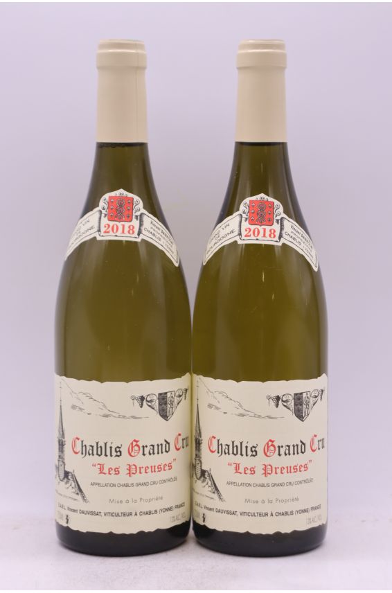 Vincent Dauvissat Chablis Grand cru Les Preuses 2018