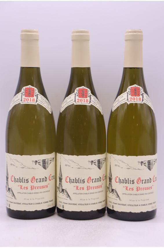 Vincent Dauvissat Chablis Grand cru Les Preuses 2018