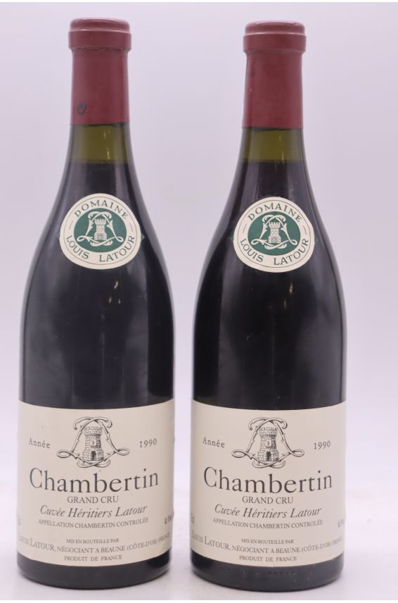 Louis Latour Chambertin Cuvée Héritiers Latour 1990