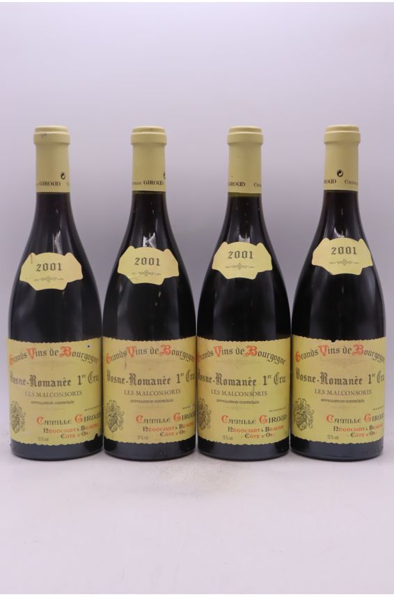 Camille Giroud Vosne Romanée 1er cru Les Malconsorts 2001