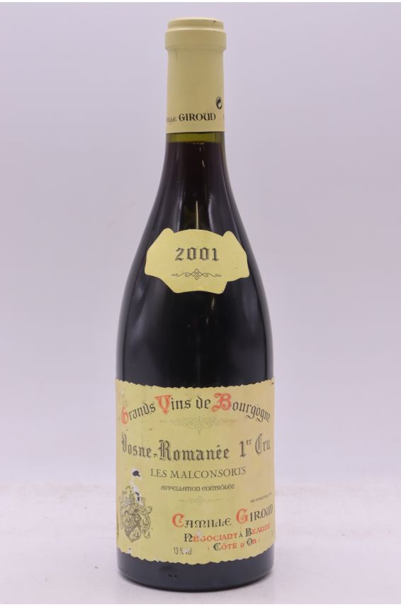 Camille Giroud Vosne Romanée 1er cru Les Malconsorts 2001