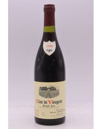 Henri Rebourseau Clos Vougeot 1998