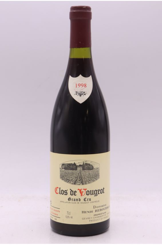Henri Rebourseau Clos Vougeot 1998