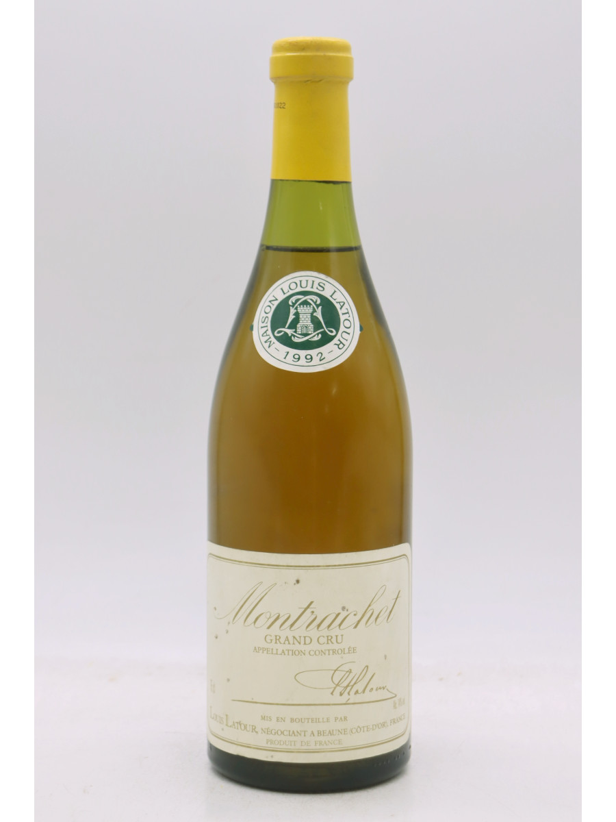 photos du vin Louis Latour Montrachet 1992
