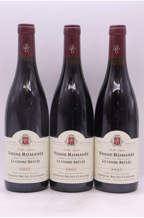 Bruno Clavelier Vosne Romanée La Combe Brulée 2007