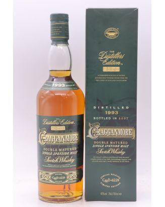 Cragganmore Single Speyside Malt Scotch Whisky The Distillers Edition Double Matured 70cl