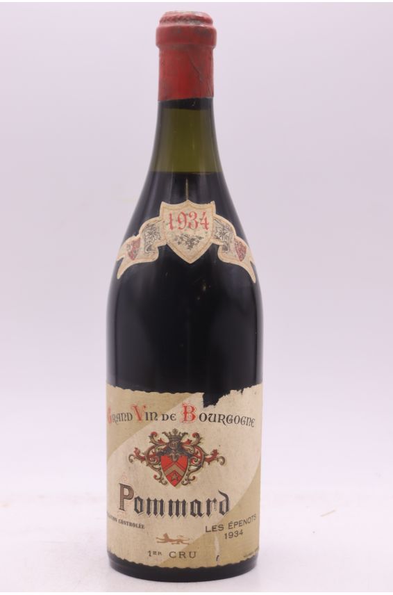 Nolasqué Pommard 1er cru Les Epenots 1934