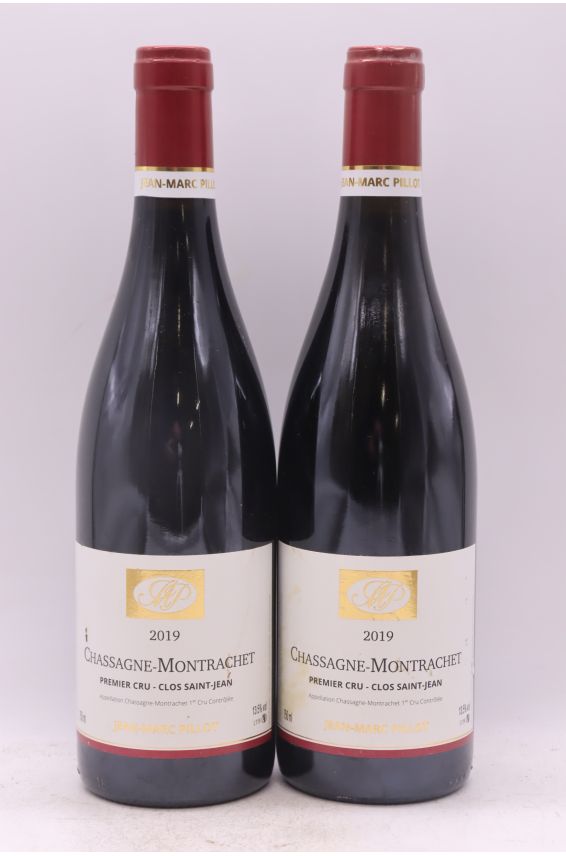 Jean Marc Pillot Chassagne Montrachet 1er cru Clos Saint Jean 2019 rouge