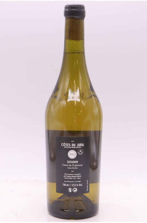 François Rousset Martin Côtes du Jura Savagnin Cuvée du Professeur Sous Roche 2022