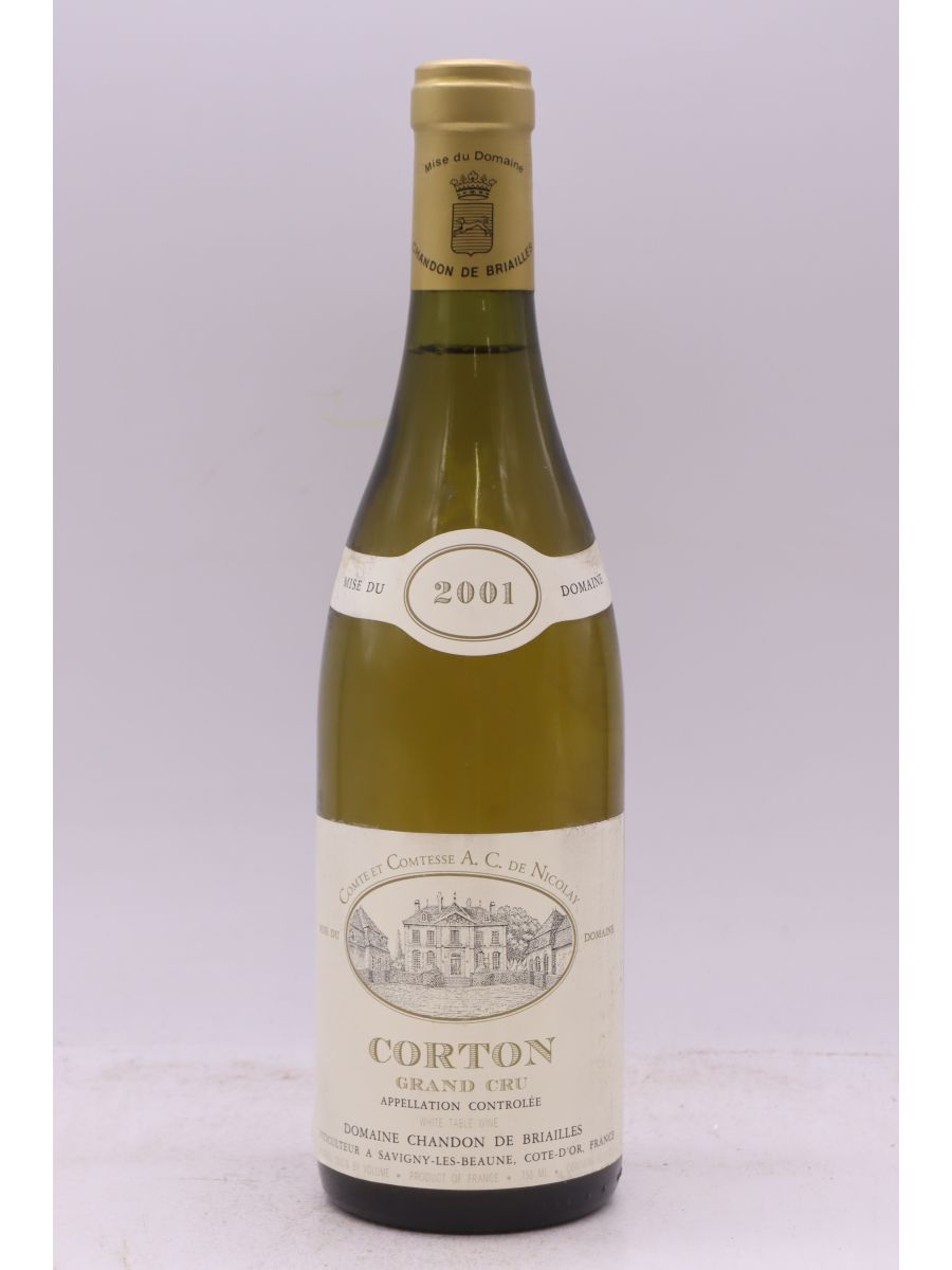 photo du vin Chandon de Briailles Corton 2001 Blanc