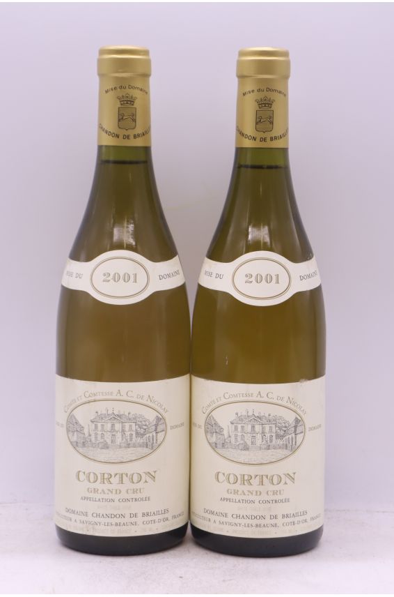 Chandon de Briailles Corton 2001 blanco