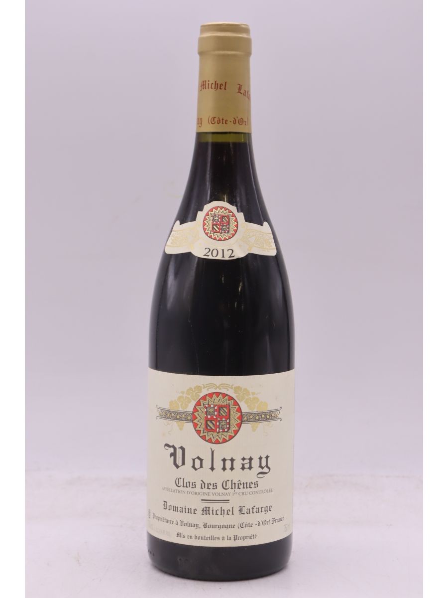 illustration du vin Michel Lafarge Volnay 1er Cru Clos des Chênes 2012