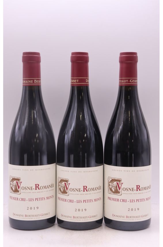 Berthaut Gerbet Vosne Romanée 1er cru Les Petits Monts 2019