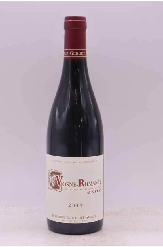 Berthaut Gerbet Vosne Romanée Aux Réas 2019