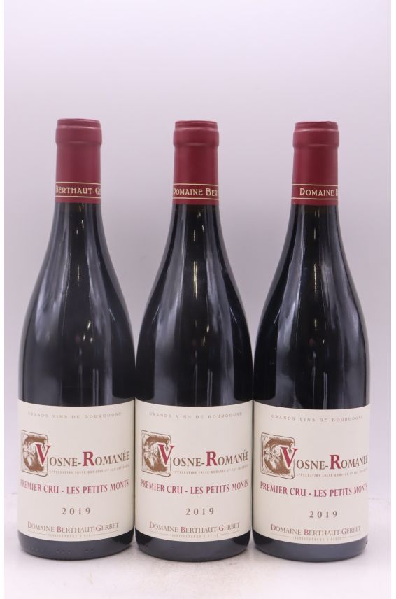 Berthaut Gerbet Vosne Romanée 1er cru Les Petits Monts 2019