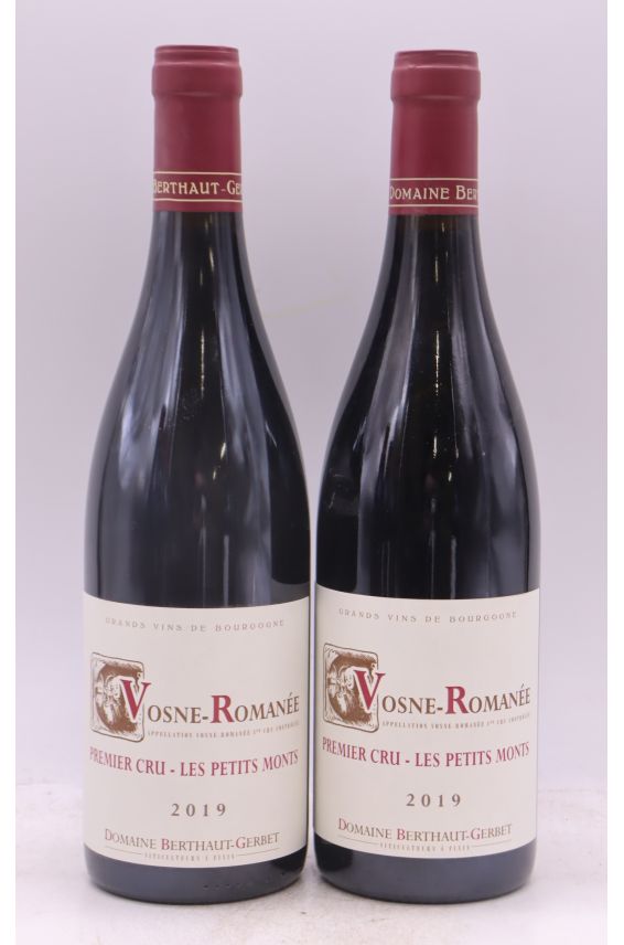 Berthaut Gerbet Vosne Romanée 1er cru Les Petits Monts 2019
