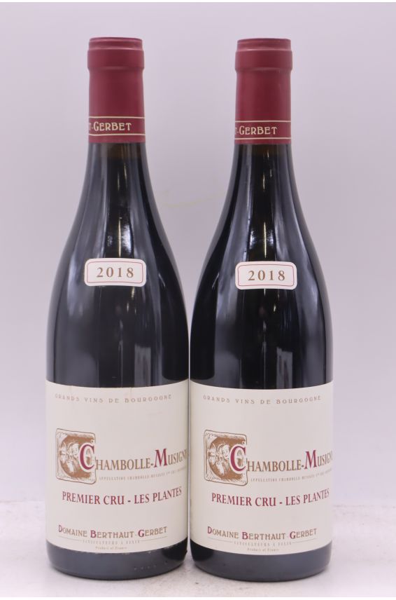 Berthaut Gerbet Chambolle Musigny 1er cru Les Plantes 2018