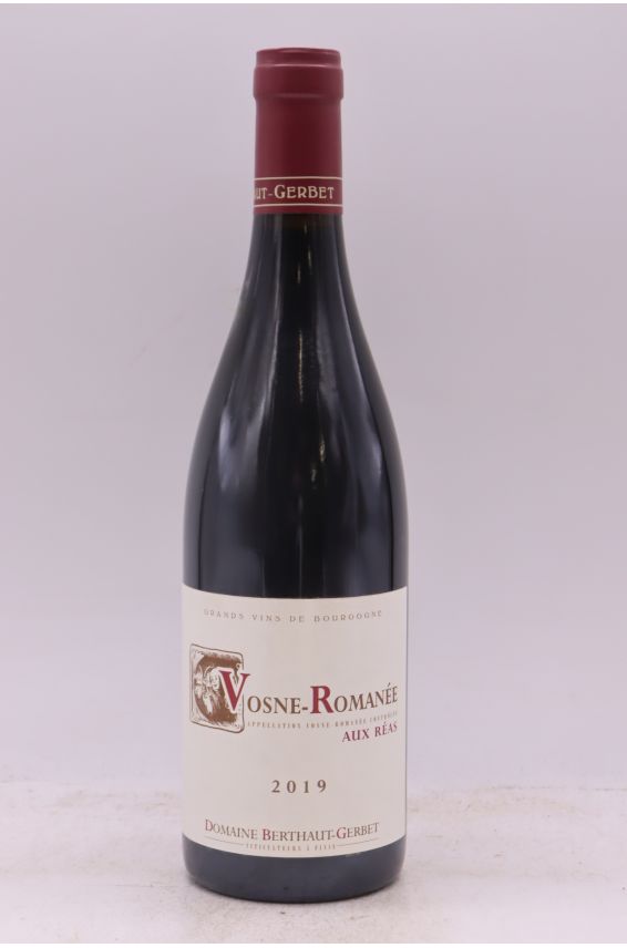 Berthaut Gerbet Vosne Romanée Aux Réas 2019