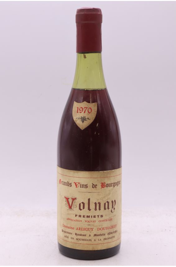 Arliguy Douhairet Volnay 1er cru Fremiets 1970 -15% DISCOUNT !