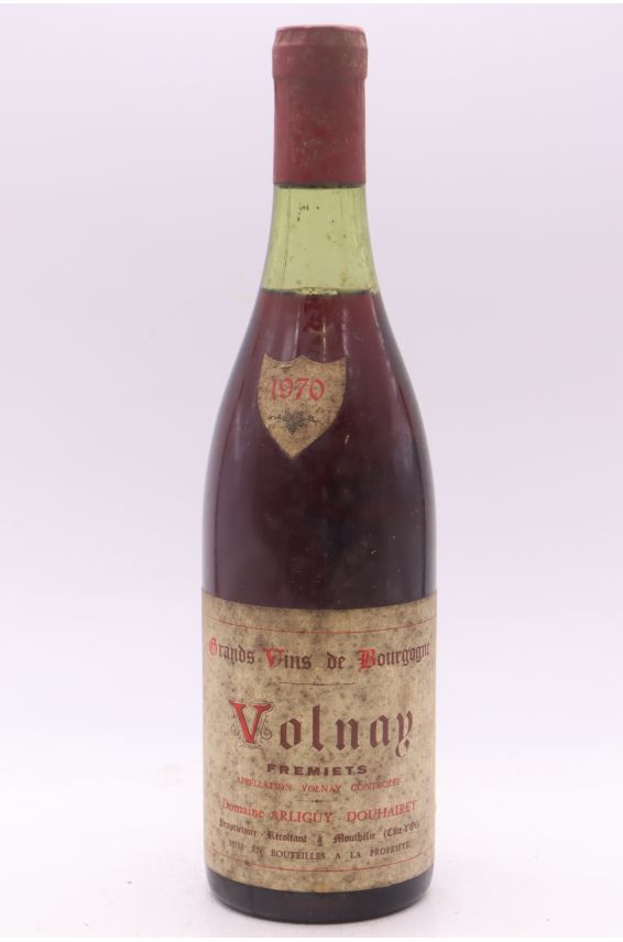 Arliguy Douhairet Volnay 1er cru Fremiets 1970 - PROMO -15% !