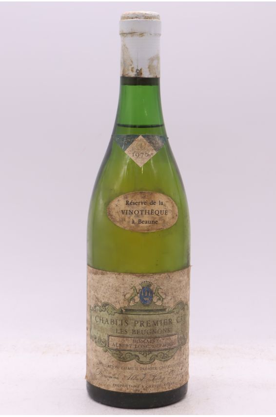 Albert Bichot Long Depaquit Chablis grand cru Vaudésir 1970 - PROMO -10% !