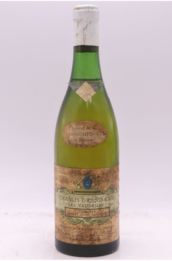 Albert Bichot Long Depaquit Chablis grand cru Vaudésir 1970 - PROMO -10% !