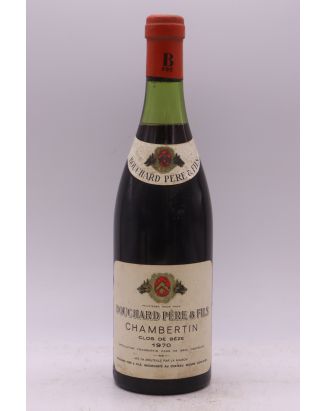 Bouchard P&F Chambertin Clos de Bèze 1970 -10% DISCOUNT !
