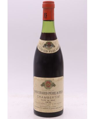 Bouchard P&F Chambertin Clos de Bèze 1970 - PROMO -10%!