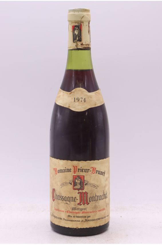 Prieur Brunet Chassagne Montrachet 1er cru Les Morgeots 1974 Tinto - PROMO -10%!