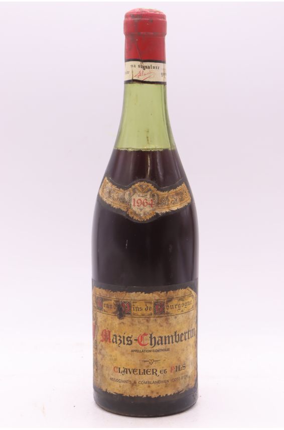 Clavelier et Fils Mazis Chambertin 1964 - PROMO -20% !
