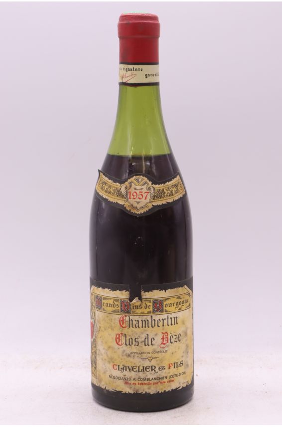Clavelier et Fils Chambertin Clos de Bèze 1957 - AKTION -10% !