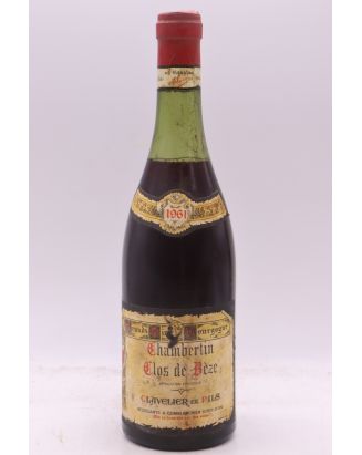 Clavelier et Fils Chambertin Clos de Bèze 1961 -20% DISCOUNT !