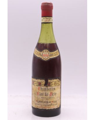 Clavelier et Fils Chambertin Clos de Bèze 1959 -20% DISCOUNT !