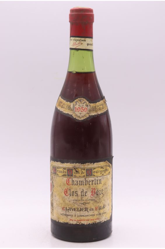 Clavelier et Fils Chambertin Clos de Bèze 1959 - AKTION -5% !
