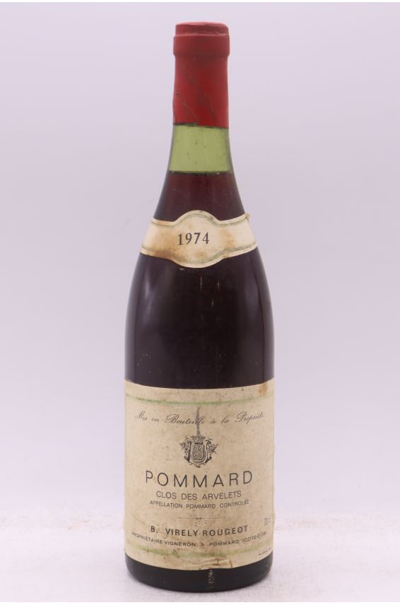 Virely Rougeot Pommard 1er cru Clos des Arvelets 1974 - AKTION -10% !