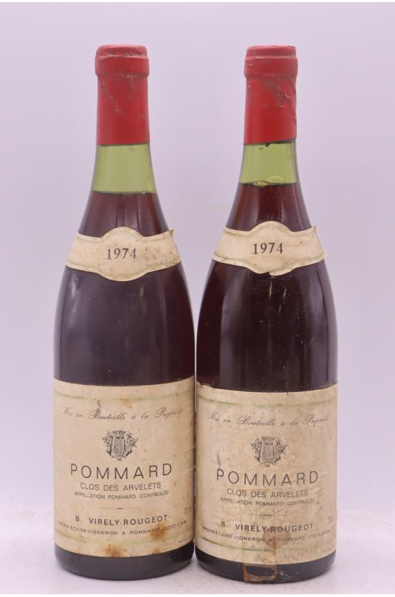 Virely Rougeot Pommard 1er cru Clos des Arvelets 1974 - AKTION -10% !