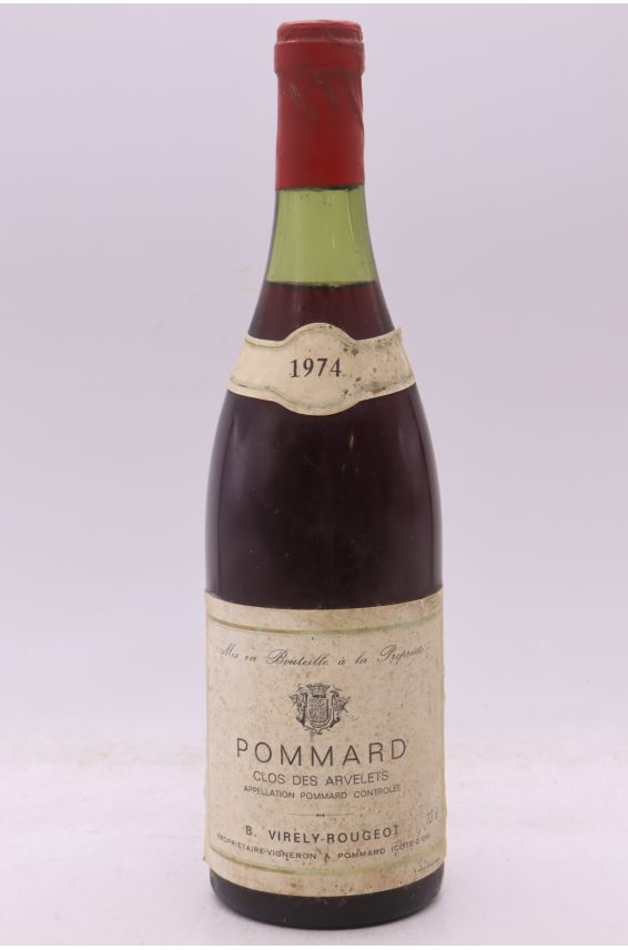 Virely Rougeot Pommard 1er cru Clos des Arvelets 1974 - AKTION -10% !