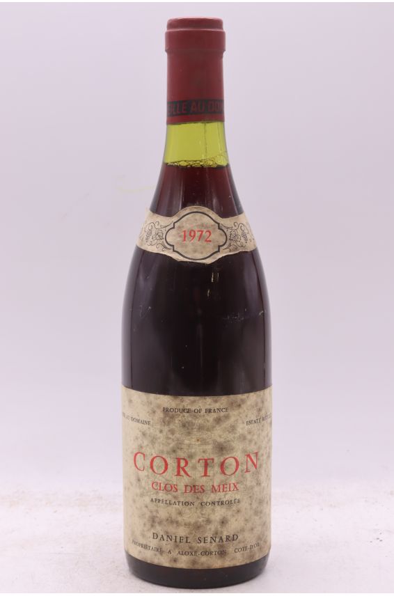 Daniel Senard Corton Clos des Meix 1972 - PROMO -10% !