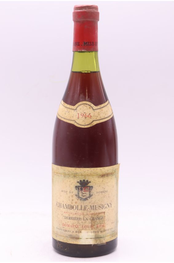 Louis Remy Chambolle Musigny 1er cru Derrière la Grange 1966