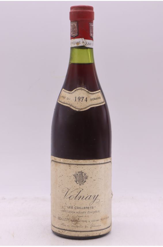Henri Boillot Volnay 1er cru Les Caillerets 1974 - PROMO -5% !