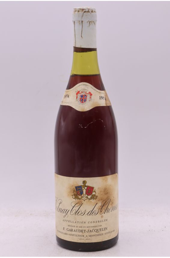 Garaudet Jacquelin Volnay 1er cru Clos des Chênes 1974 - PROMO -10% !