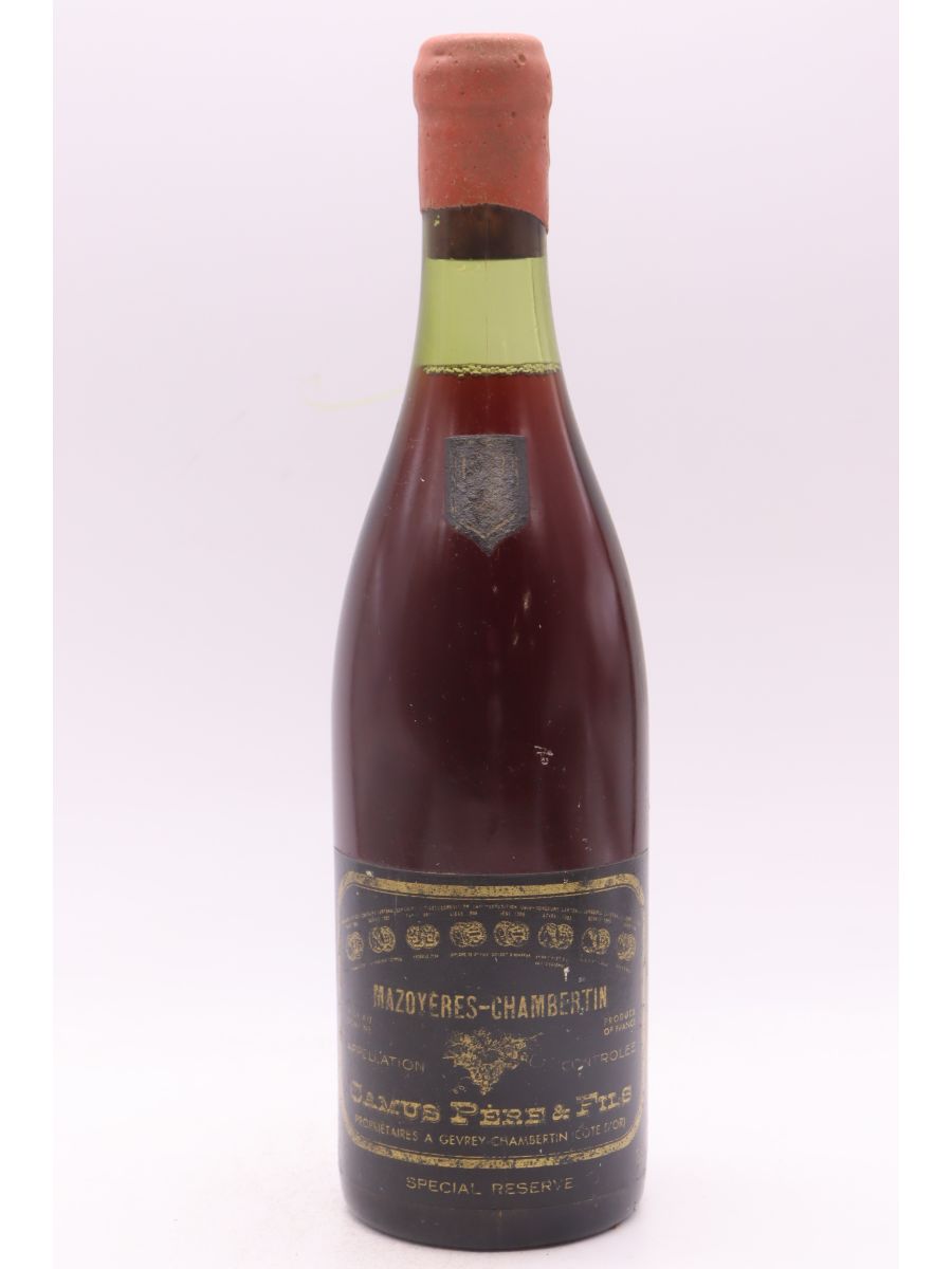 photo du vin Camus Mazoyères Chambertin 1971