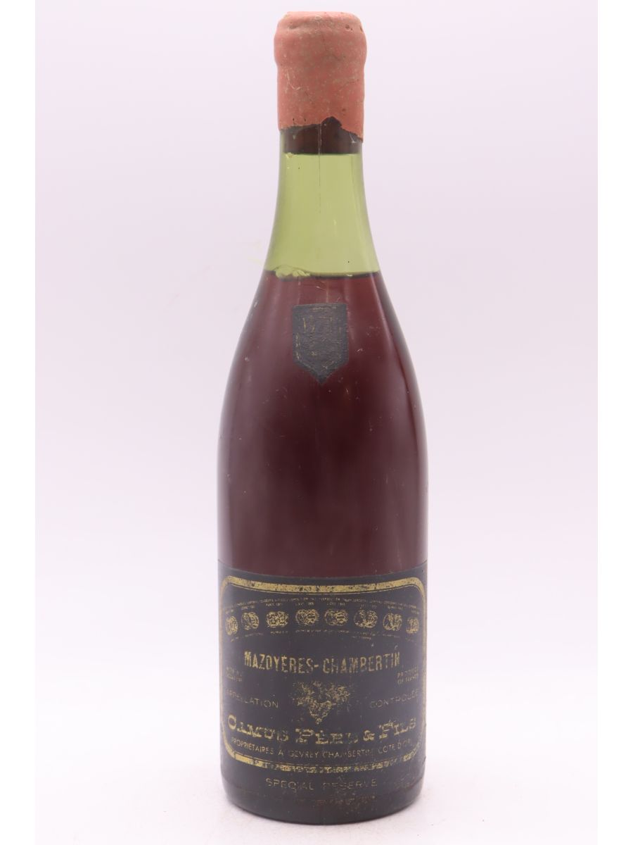 image du vin Camus Mazoyères Chambertin 1971 Promo