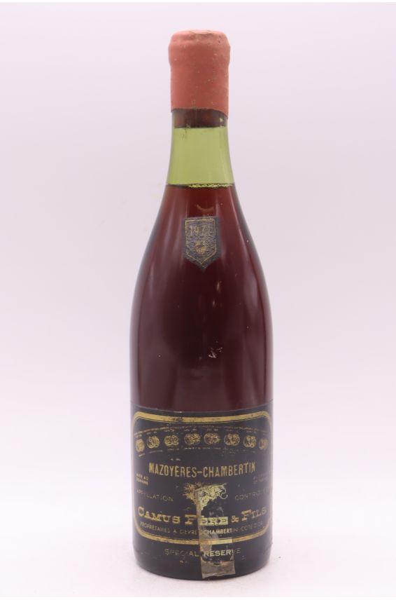 Camus Mazoyères Chambertin 1971 - PROMO -10% !