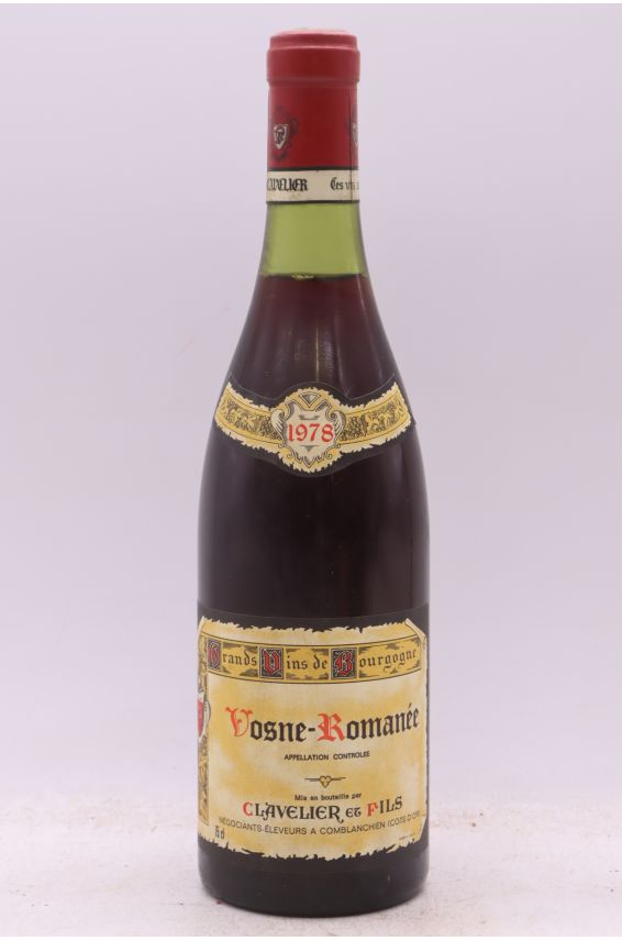 Clavelier et Fils Vosne Romanée 1978