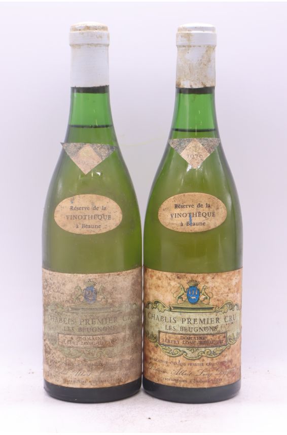 Clos Frantin Albert Long Depaquit Chablis 1er cru Les Beugnons 1970 - PROMO -10% !
