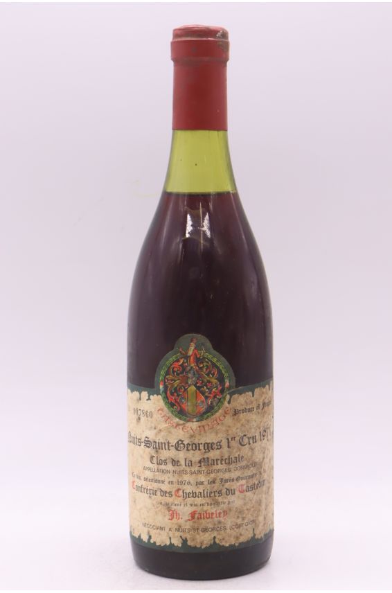 Faiveley Nuits Saint Georges 1er cru Clos de la Maréchale 1971