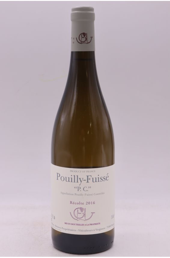 Guffens Heynen Pouilly Fuissé Premiers Jus des Croux 2016