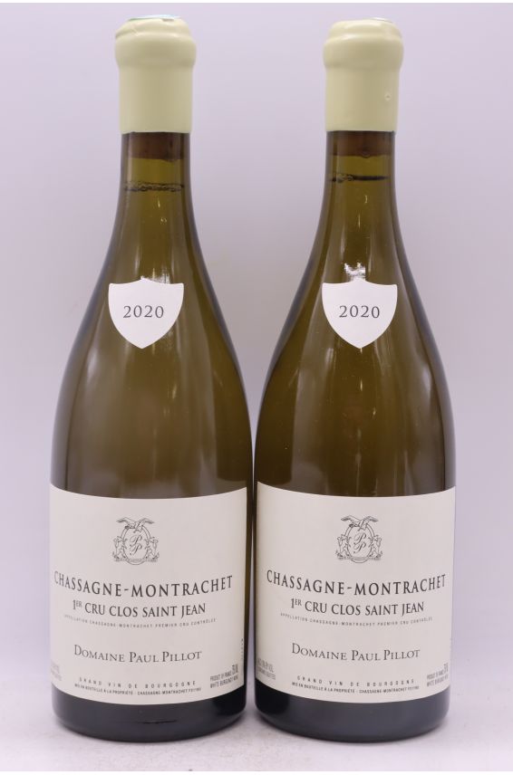 Cru Paul Pillot Chassagne Montrachet 1er cru Clos Saint Jean 2020
